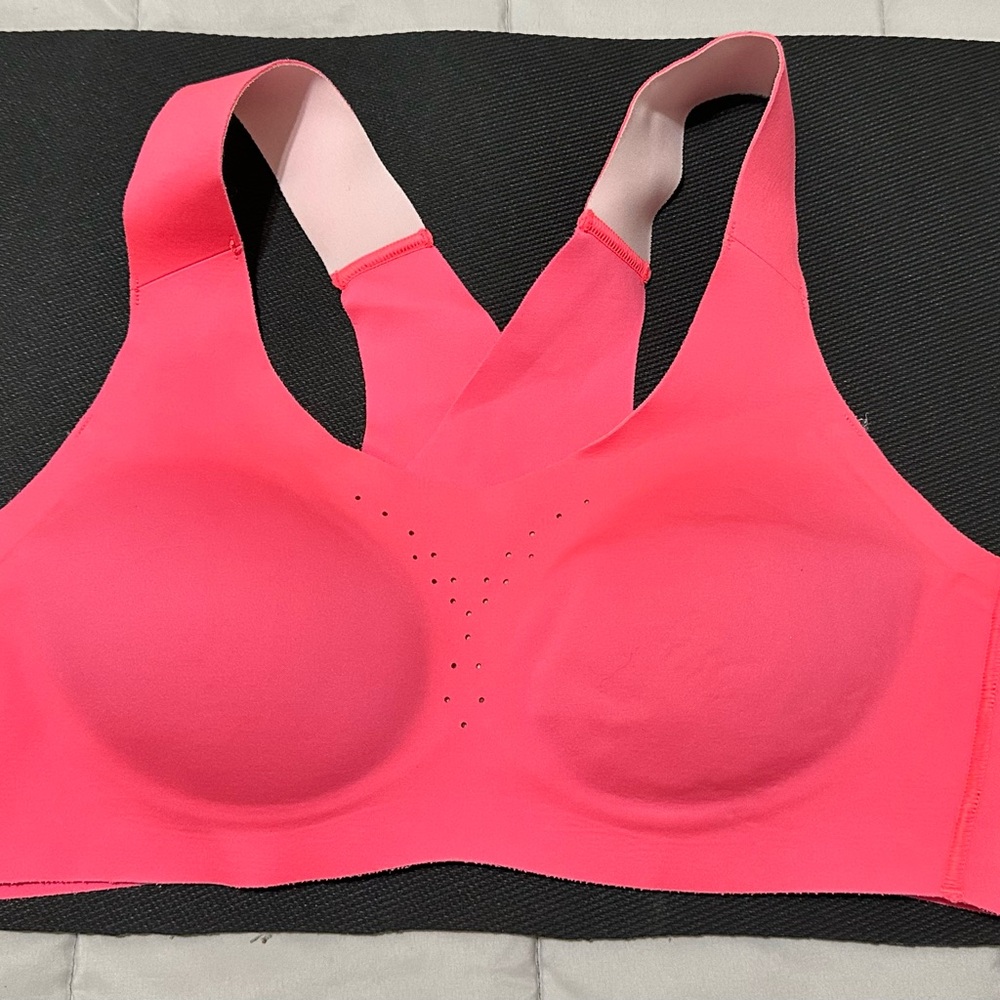 Brooks Dare Crossback 1.0 Pink Sports Bra, Small